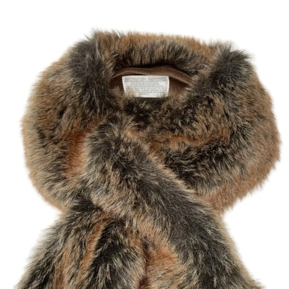 Restoration Hardware Mink Luxe Vegan‎ Faux Fur Scarf